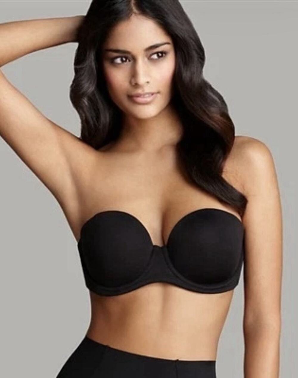 Wacoal 854119 Red Carpet Strapless Bra 38G Black Underwire Multiway 38DDDD